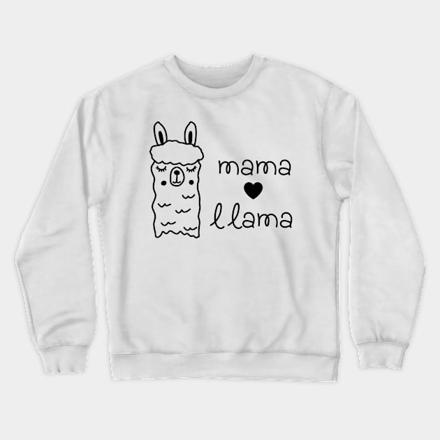 Mama Llama Crewneck Sweatshirt by Satic